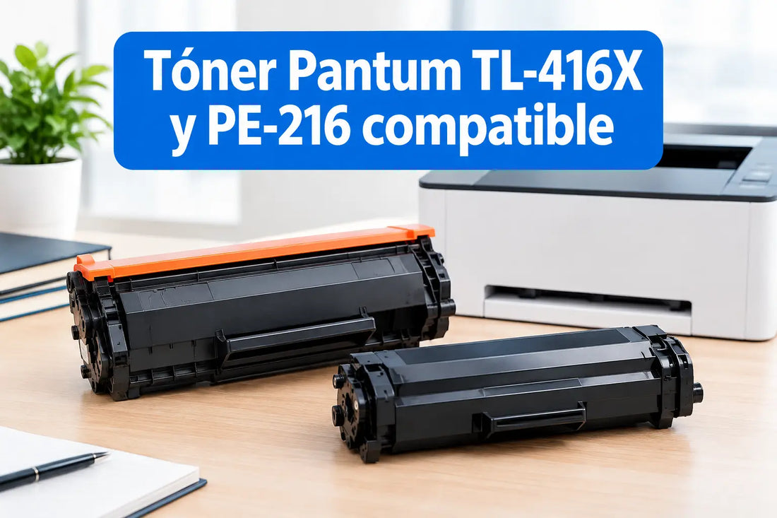 Tóner Pantum TL-416X y PE-216 compatible