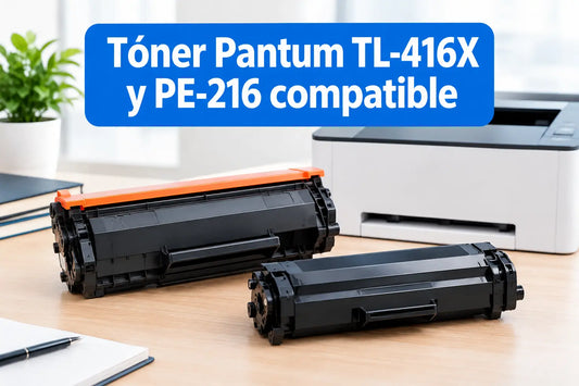 Tóner Pantum TL-416X y PE-216 compatible
