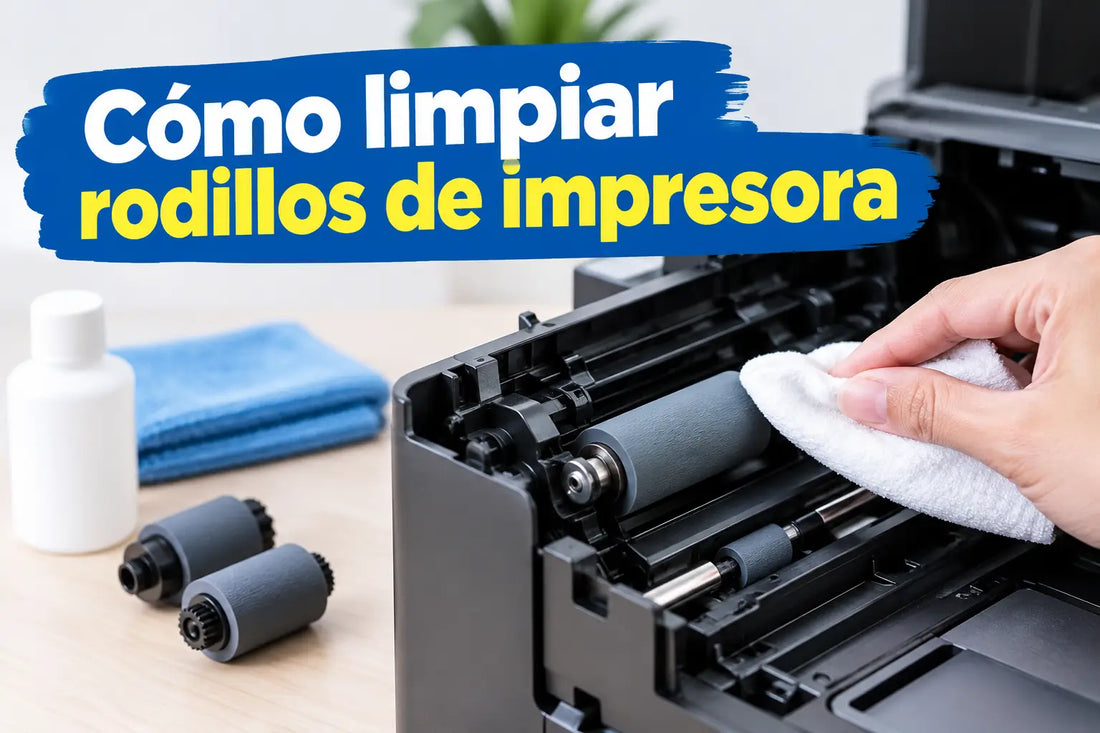 Cómo limpiar rodillos de impresora sin dañarlos