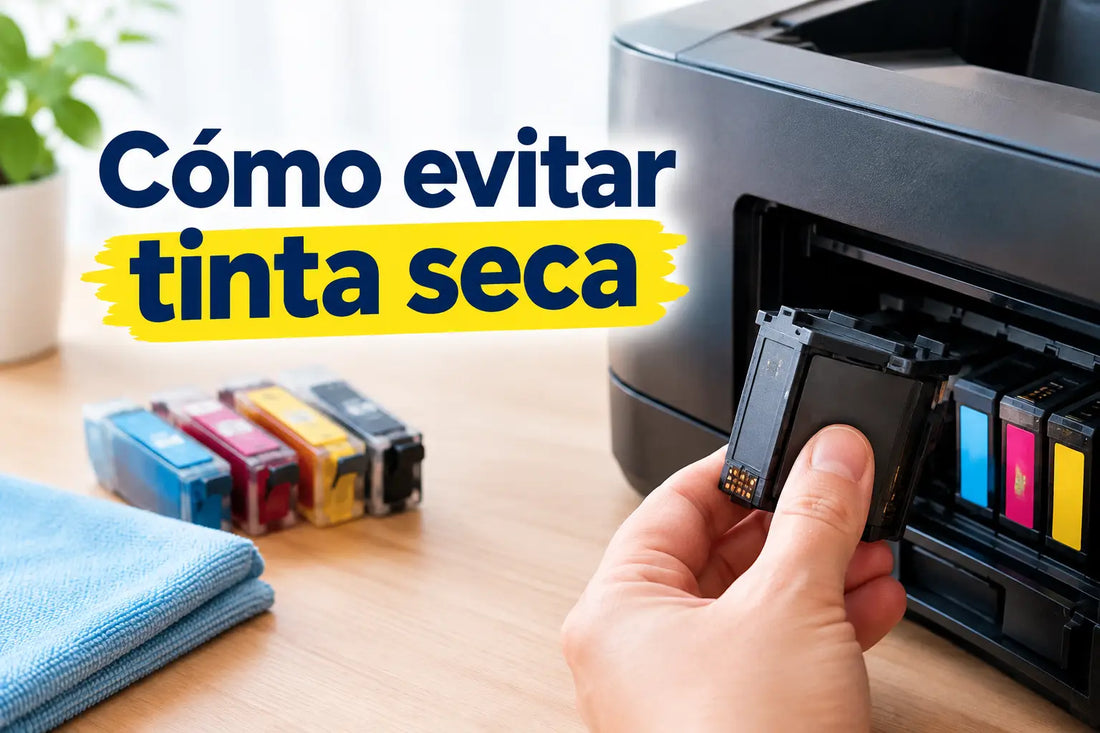 Cómo evitar tinta seca sin gastar de más