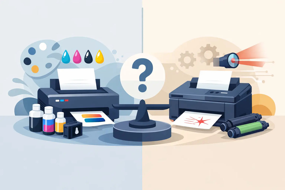 Impresora tinta vs laser: cuál te conviene más