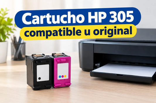 Cartucho HP 305 compatible u original: cuál comprar