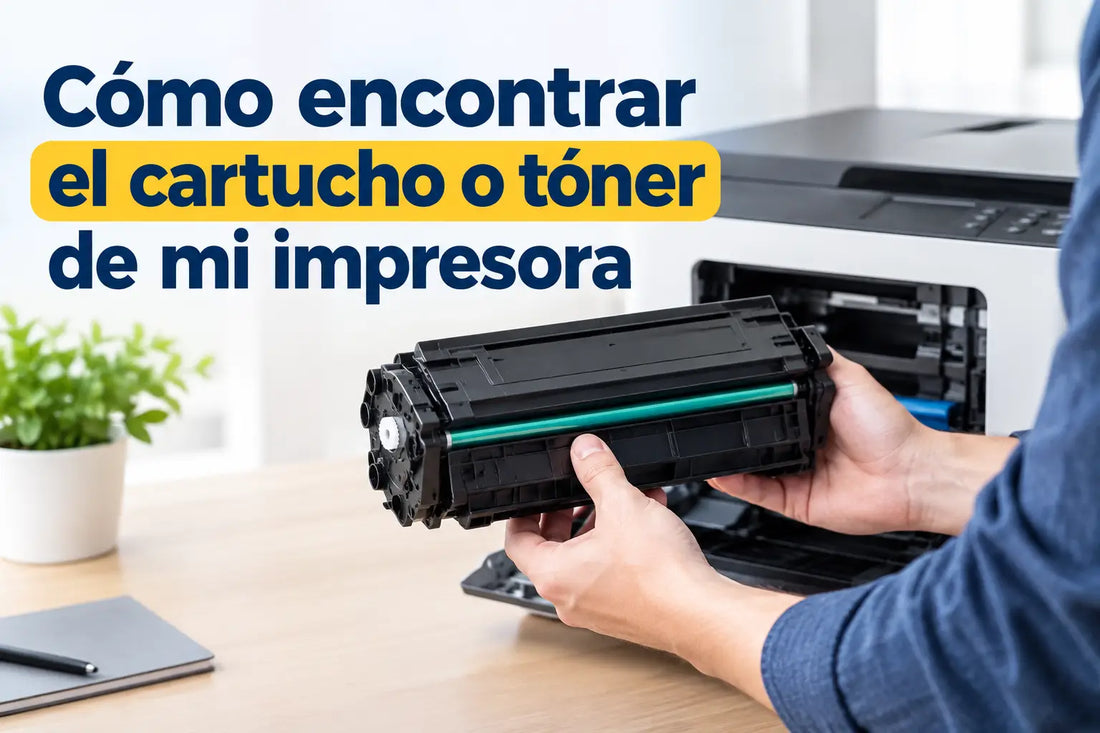 Cómo encontrar el cartucho o tóner de mi impresora