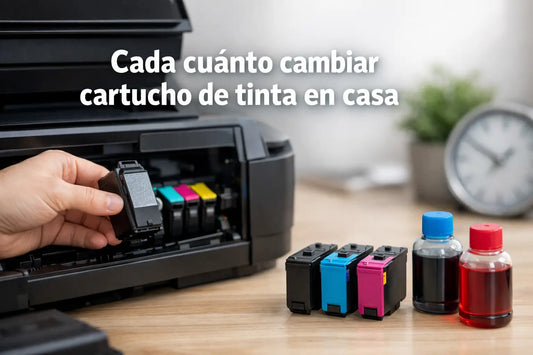 Cada cuánto cambiar cartucho tinta en casa