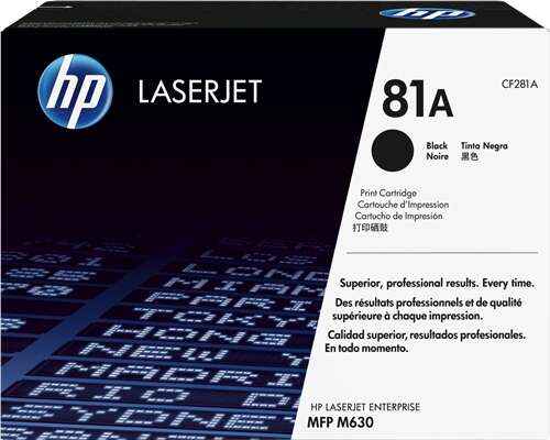 HP CF281A Negro Cartucho de Toner Original - 81A - Prinkweb