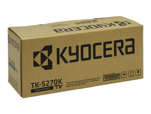 Kyocera TK5270 Negro Cartucho de Toner Original - 1T02TV0NL0/TK5270K - Prinkweb