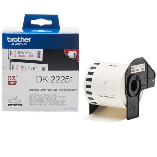 Etiquetas Brother DK22251 originales — Ancho 62mm / 15,24 metros