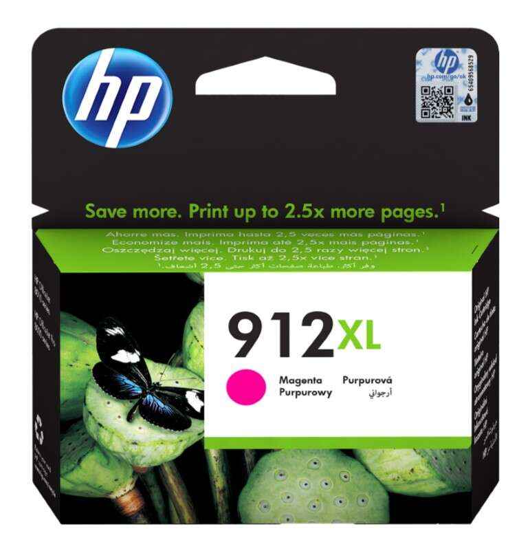 HP 912XL Magenta Cartucho de Tinta Original - 3YL82AE - Prinkweb