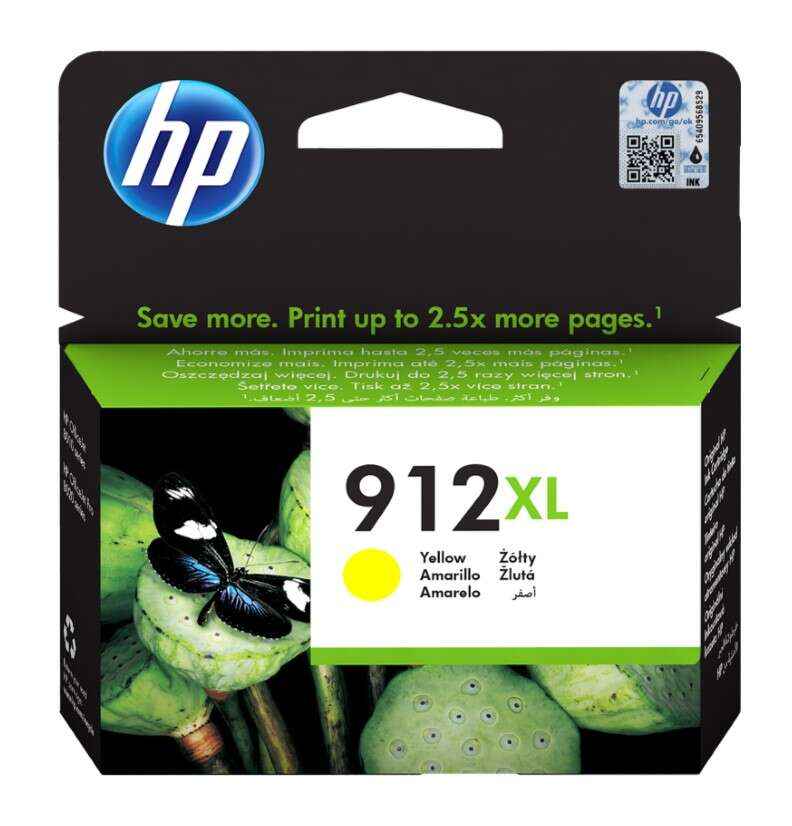 HP 912XL Amarillo Cartucho de Tinta Original - 3YL83AE - Prinkweb