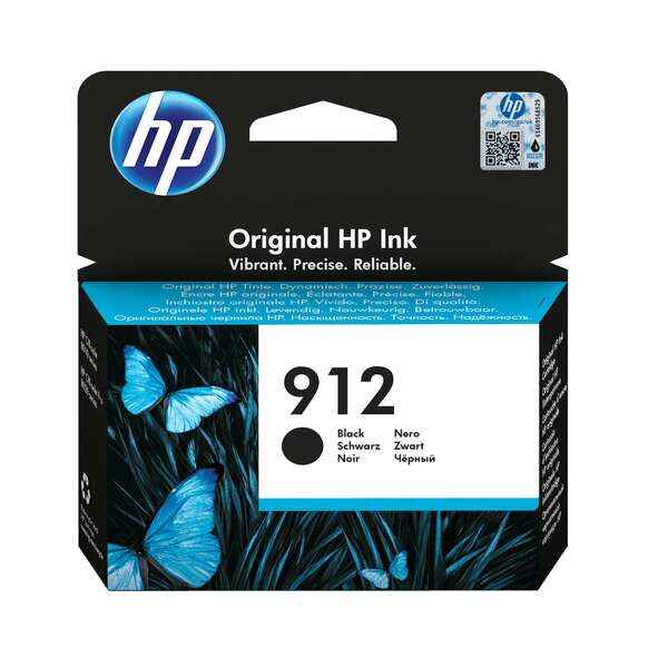 HP 912 Negro Cartucho de Tinta Original - 3YL80AE - Prinkweb