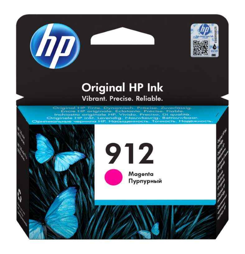 HP 912 Magenta Cartucho de Tinta Original - 3YL78AE - Prinkweb