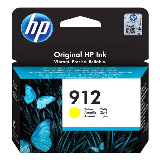 HP 912 Amarillo Cartucho de Tinta Original - 3YL79AE - Prinkweb