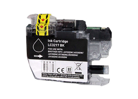 Brother LC3217 kartutxo bateragarria, beltza