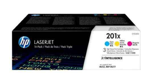HP CF401X/CF402X/CF403X Pack de 3 Cartuchos de Toner Originales - 201X - Prinkweb