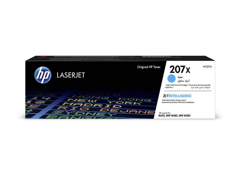 HP W2211X Cyan Cartucho de Toner Original - 207X - Prinkweb