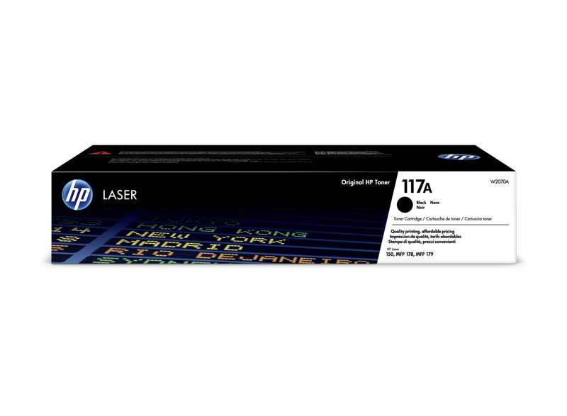 HP W2070A Negro Cartucho de Toner Original - 117A - Prinkweb