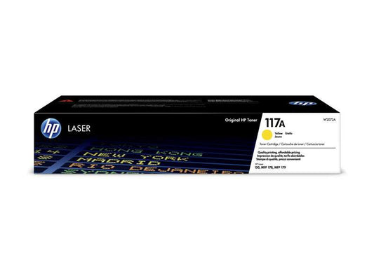 HP W2072A Amarillo Cartucho de Toner Original - 117A - Prinkweb