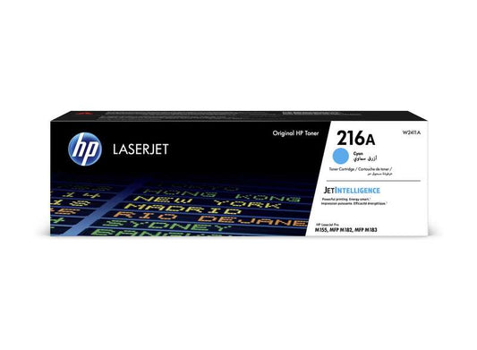 HP W2411A Cyan Cartucho de Toner Original - 216A - Prinkweb