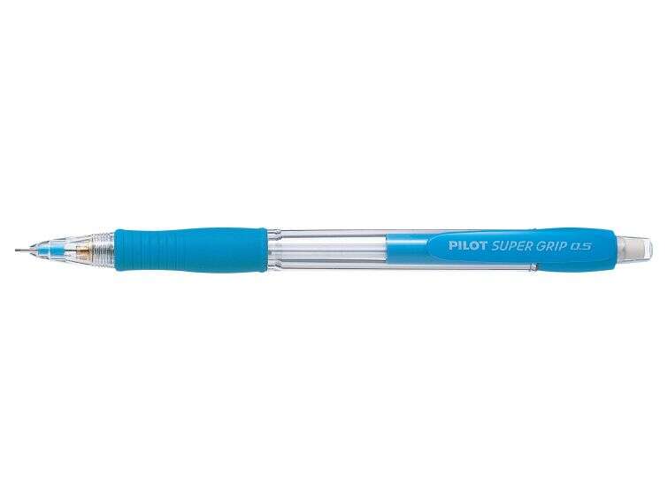 Porte-mine Pilot SuperGrip H185 - Mine 0,5 mm - Mine HB - Corps bleu clair