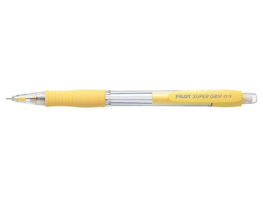 Porte-mine Pilot SuperGrip H185 - Mine 0,5 mm - Mine HB - Corps jaune