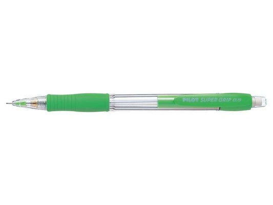 Porte-mine Pilot SuperGrip H185 - Mine 0,5 mm - Mine HB - Corps vert clair