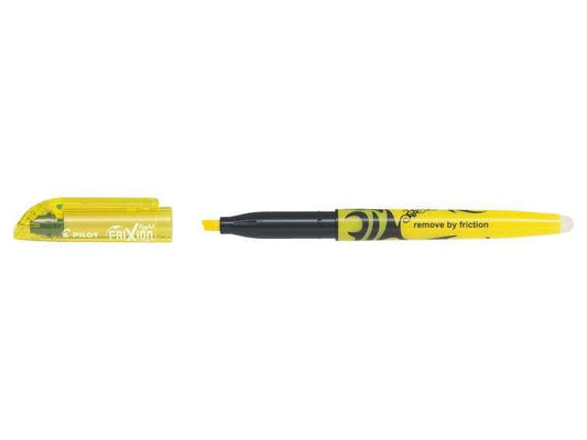 Marqueur fluorescent effaçable à la lumière Pilot Frixion - Pointe biseautée en fibre - Largeur de trait de 1 à 3,5 mm