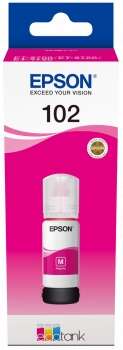 Epson 102 Magenta Botella de Tinta Original - C13T03R340 - Prinkweb