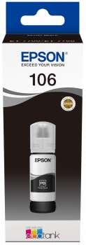 Epson 106 Negro Photo Botella de Tinta Original - C13T00R140 - Prinkweb