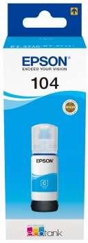 Epson 104 Cyan Botella de Tinta Original - C13T00P240 - Prinkweb