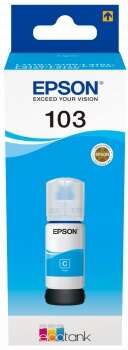 Epson 103 Cyan Botella de Tinta Original - C13T00S24A10 - Prinkweb