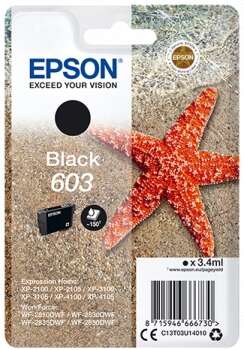 Epson 603 Negro Cartucho de Tinta Original - C13T03U14010 - Prinkweb