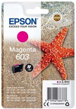 Epson 603 Magenta Cartucho de Tinta Original - C13T03U34010 - Prinkweb