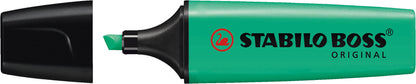 Stabilo Boss 70 Rotulador Marcador Fluorescente - Trazo entre 2 y 5mm - Recargable - Tinta con Base