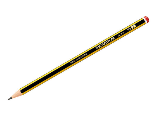 Lápis de grafite hexagonal Staedtler Noris 120-2 HB - Mina ultrarresistente de 2 mm - Cor: Madeira Florestal