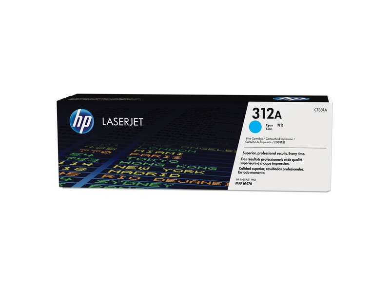HP CF381A Cyan Cartucho de Toner Original - 312A - Prinkweb