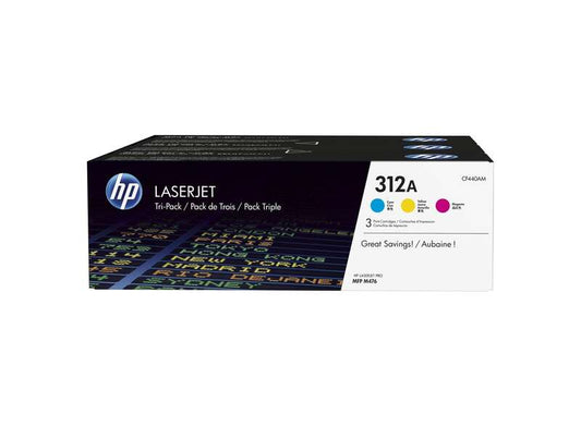 HP CF440AM Pack de 3 Cartuchos de Toner Originales - 312A - Prinkweb