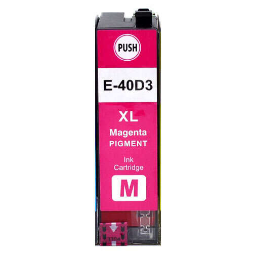 Cartucho compatible Epson T40D3 Magenta