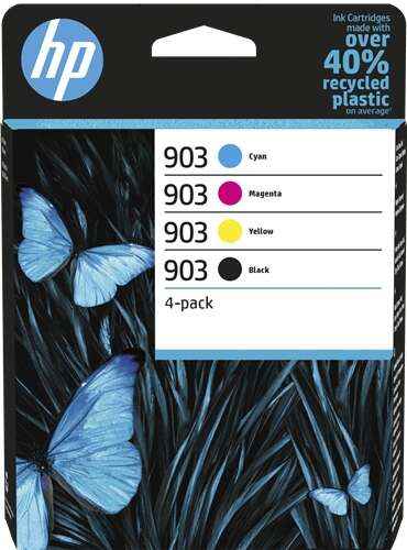 HP 903 Pack de 4 Cartuchos de Tinta Originales - 6ZC73AE - Prinkweb