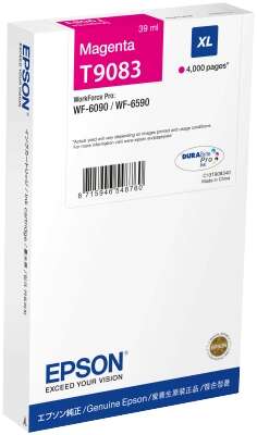 Epson T9083 Magenta Cartucho de Tinta Original - C13T908340 - Prinkweb