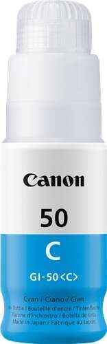 Canon GI50 Cyan Botella de Tinta Original - GI50C/3403C001 - Prinkweb
