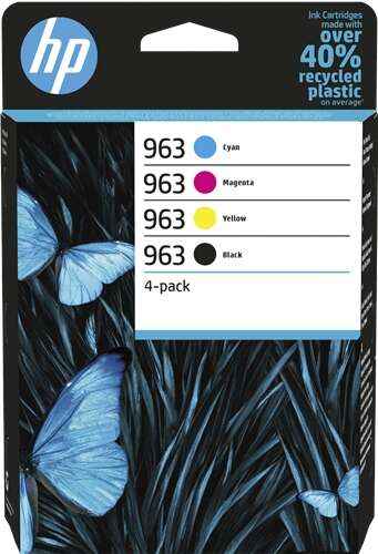 HP 963 Pack de 4 Cartuchos de Tinta Originales - 6ZC70AE - Prinkweb