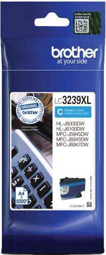 Brother LC3239XL Cyan Cartucho de Tinta Original - LC3239XLC - Prinkweb