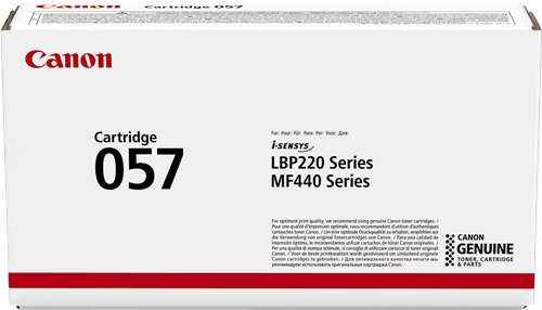 Canon 057 Negro Cartucho de Toner Original - 3009C002 - Prinkweb