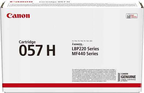 Canon 057H Negro Cartucho de Toner Original - 3010C002/3010C004 - Prinkweb