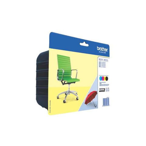 Pack de 4 tinteiros originais Brother LC229XL/LC225XL - LC229XLVALBP