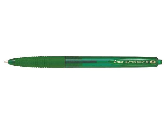 Stylo bille rétractable Pilot SuperGrip G - Pointe ronde de 1,0 mm - Largeur de trait de 0,4 mm - Encre à base d'huile