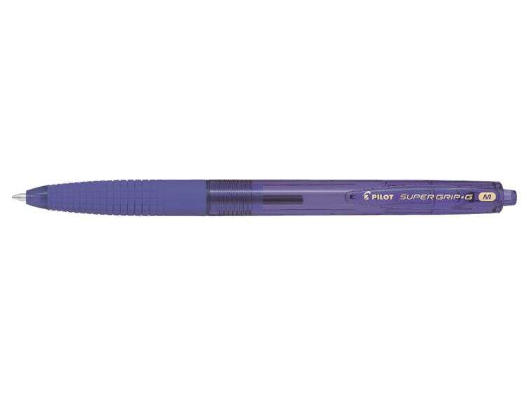 Pilot Boligrafo de Bola Retractil SuperGrip G - Punta Redonda 1.0mm - Trazo 0.4mm - Tinta de Aceite