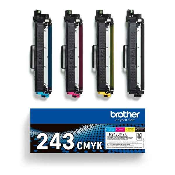 Brother TN243 Pack de 4 Cartuchos de Toner Originales - TN243CMYK - Prinkweb