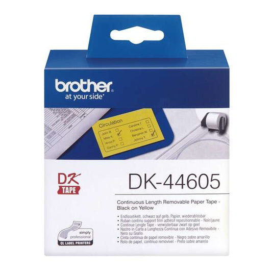Etiquetas Brother DK44605 originales — Ancho 62mm / 30,48 metros