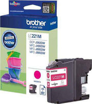 Cartouche d'encre magenta originale Brother LC221 - LC221MBP